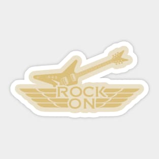 One Star Guitar, Rock On Sticker